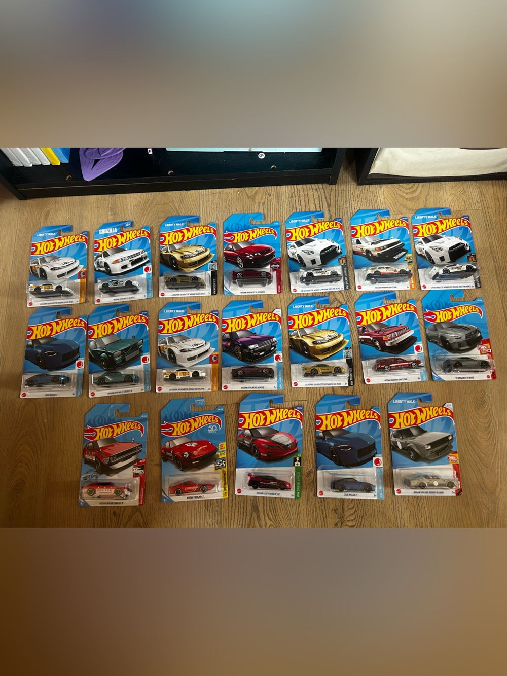 Hot Wheels Nissan Lot